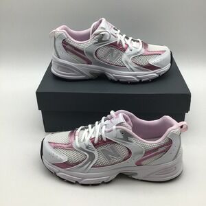 New‎ Balance 530 Big Kids Running Shoes White Pink GR530RK Size 7 Youth New